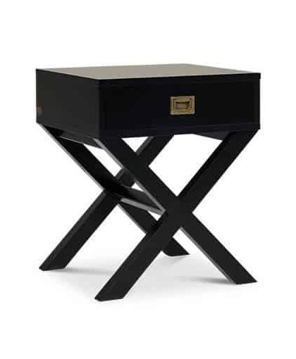 Ashley sidobord modern black