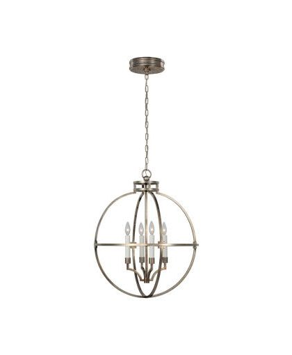 Lexie 24 Globe taklampa antik nickel
