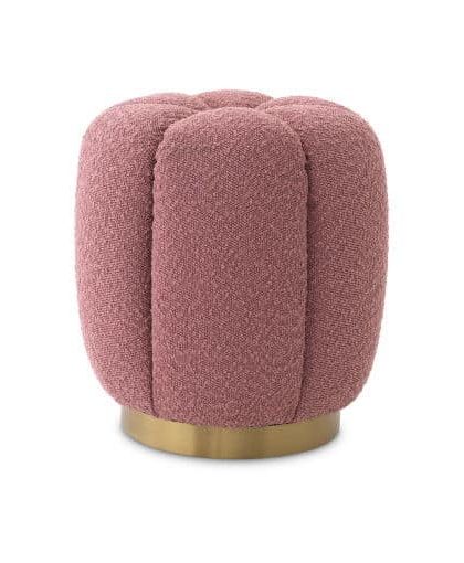 Orchanic pall bouclé rose