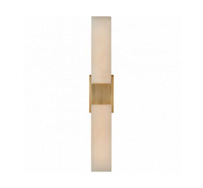 Covet Double Box vägglampa mässing