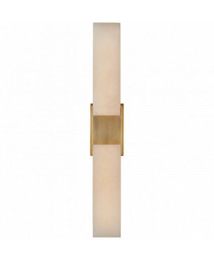 Covet Double Box vägglampa mässing