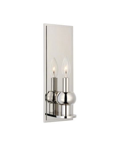 Comtesse vägglampa nickel