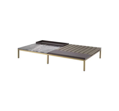 Forma soffbord borstad mässing