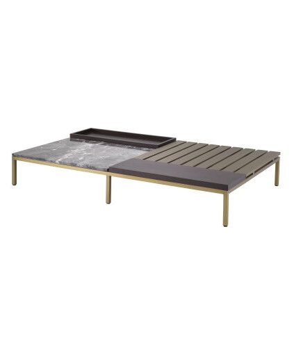 Forma soffbord borstad mässing
