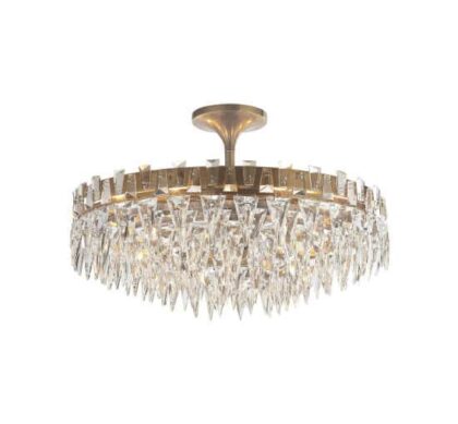 Trillion plafond antik mässing