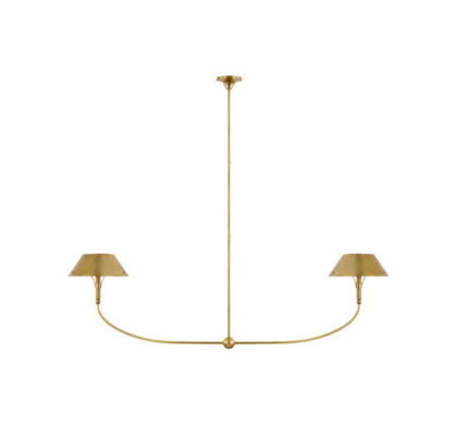 Turlington XL takkrona linjär antik mässing