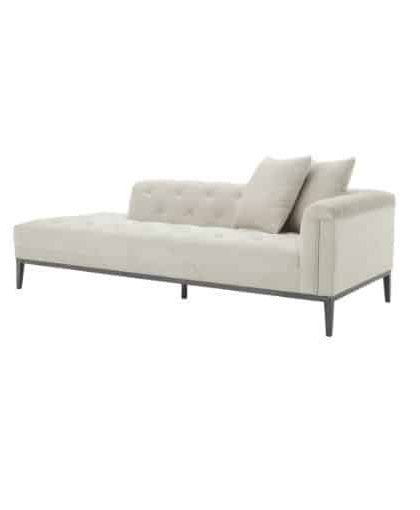 Cesare loungesoffa pebble grey höger