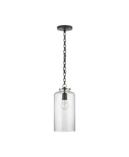 Katie Cylinder takpendel brons/glas