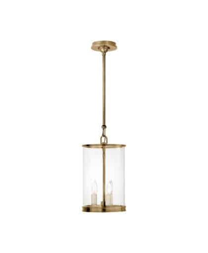 Modern taklampa mässing