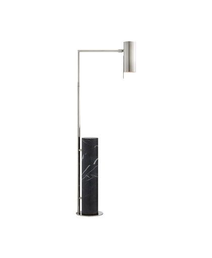 Alma golvlampa nickel/svart