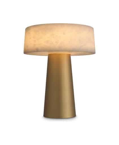 Cinco bordslampa antik mässing