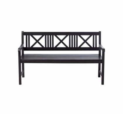 Rosenborg soffa svart 3-sits