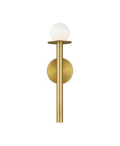 Nodes vägglampa mässing