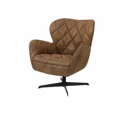 Jade swivel fåtölj nubuck läder