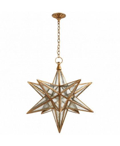 Moravian Star Gilded Iron