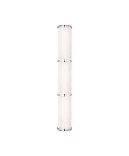 Bleeker vägglampa trippel nickel