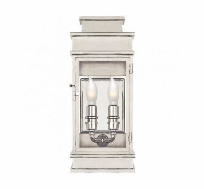 Linear Mini vägglampa nickel