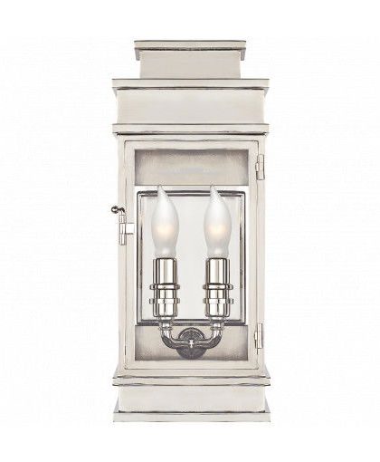 Linear Mini vägglampa nickel