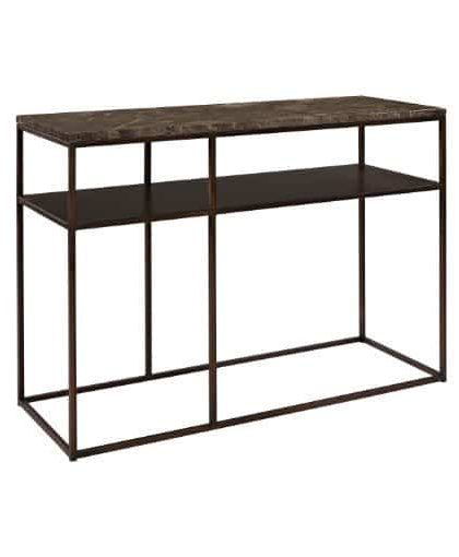 Scala Marble konsolbord dark brown / bronze