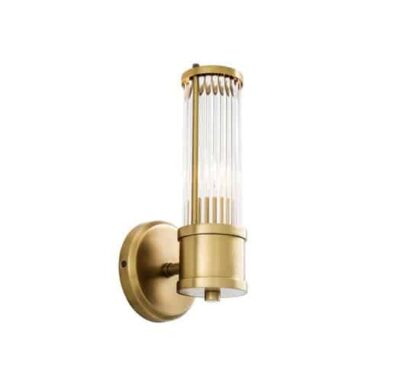 Claridges vägglampa mässing