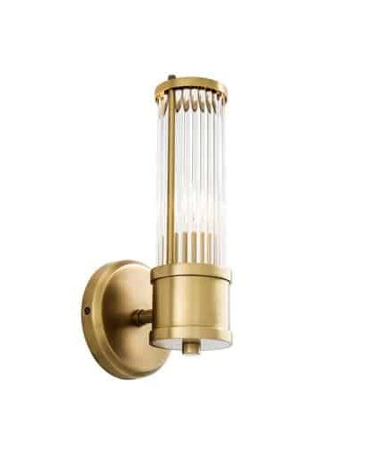 Claridges vägglampa mässing