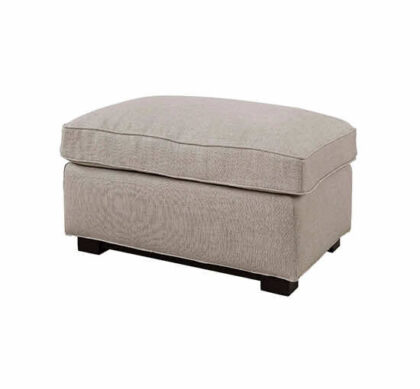 Midtown fotpall linen sand