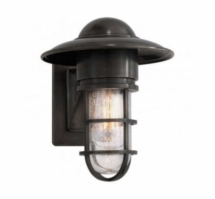 Marine vägglampa utom-/inomhus brons