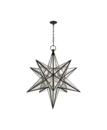 Moravian XL Star taklampa svart