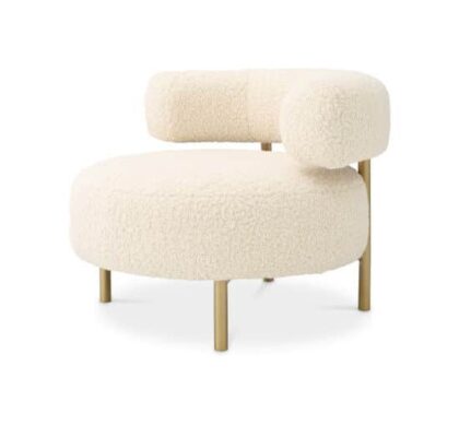 Thompson fåtölj faux shearling