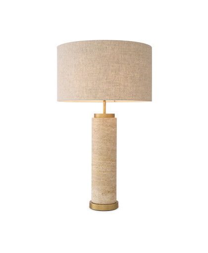 Lxry bordslampa travertine