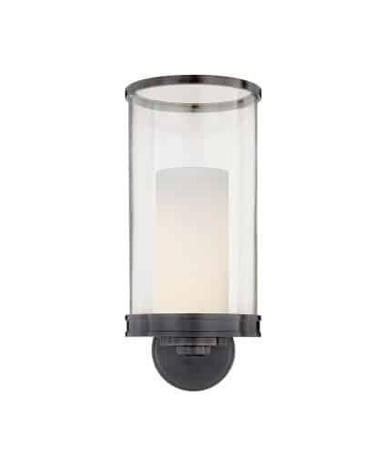 Modern vägglampa brons