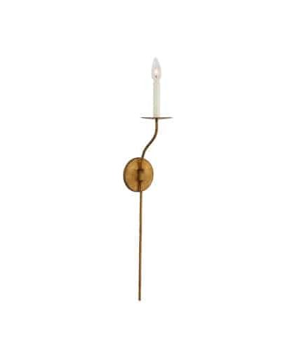 Belfair Tail vägglampa Gilded Iron