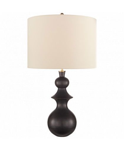 Saxon bordslampa svart