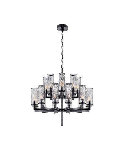 Liaison takkrona dubbel brons/glas
