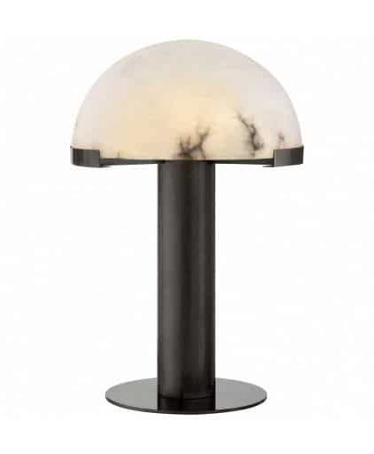 Melange bordslampa brons