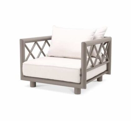 Mandelieu fåtölj greige