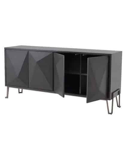 Highland TV-bänk charcoal