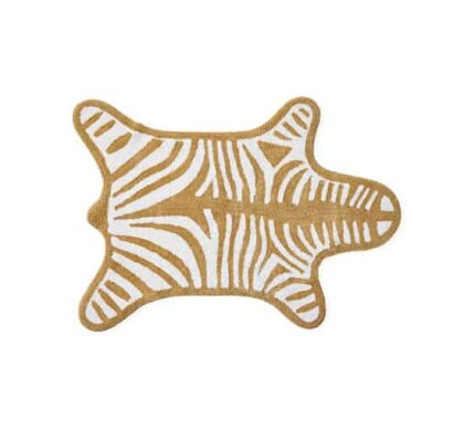 Zebra badrumsmatta beige/vit