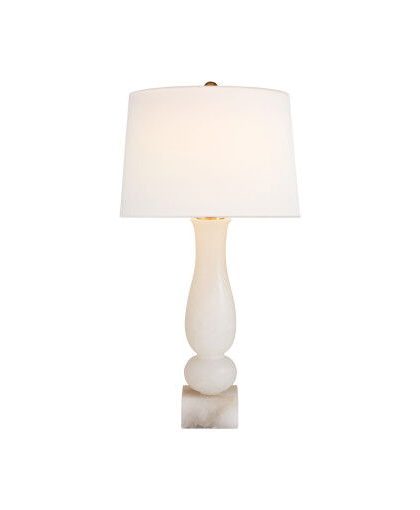 Contemporary Balustrade bordslampa alabaster