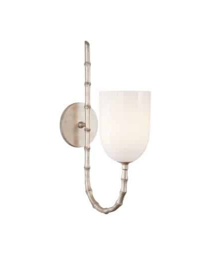 Edgemere vägglampa Burnished Silver Leaf