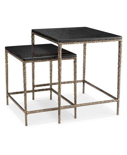 Ferndale sidobord svart 2-set