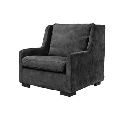 Dover fåtölj dark grey