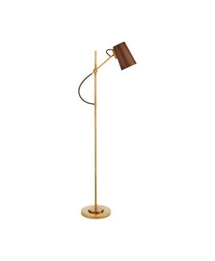 Benton golvlampa justerbar mässing/brun