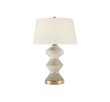 Weller Zig-Zag bordslampa Coconut