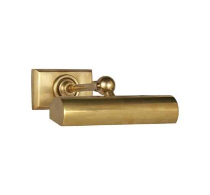 8 Cabinet Maker's tavelbelysning antik mässing