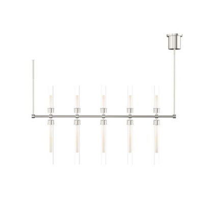 Linger 48 taklampa linjär nickel