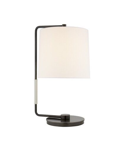 Swing bordslampa brons/linne