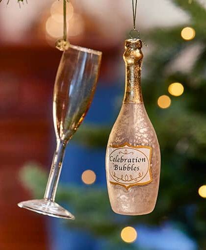 Pinot noir julgransdekoration champagne