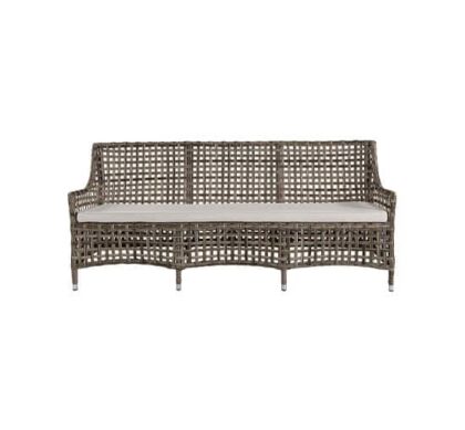 Malaga matplatssoffa 3-sits classic grey