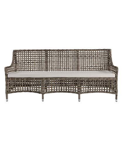 Malaga matplatssoffa 3-sits classic grey